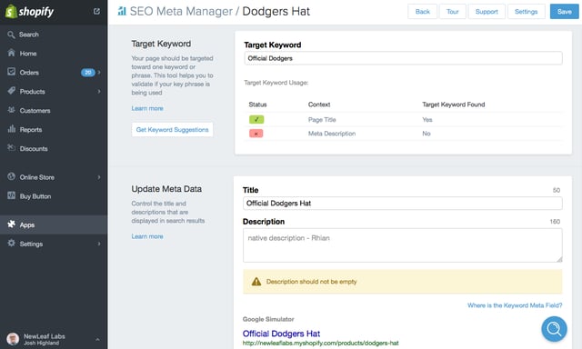 Shopify SEO Tools