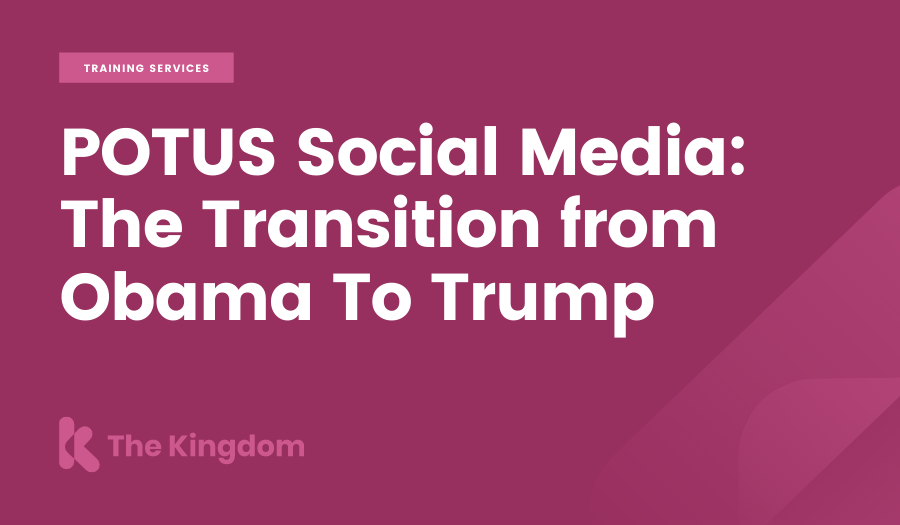 POTUS Social Media: The Transition from Obama To Trump