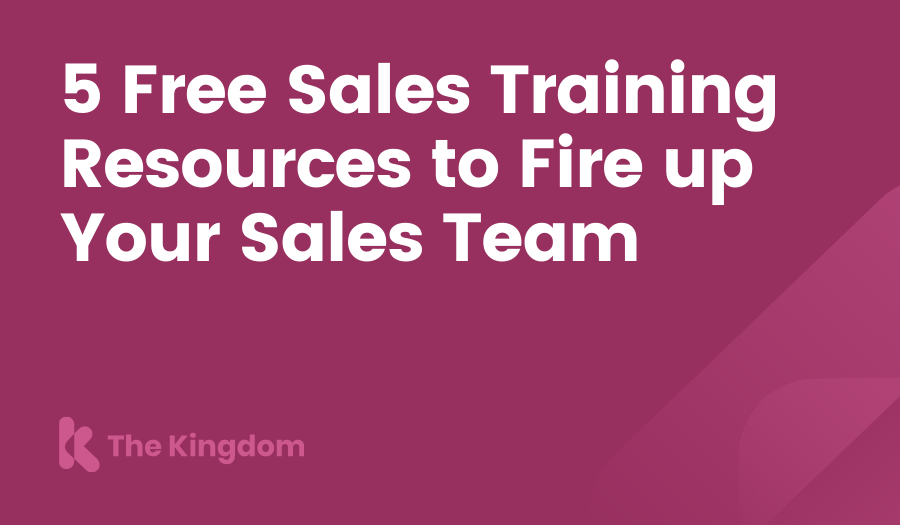 5 Free Sales Training Resources to Fire up Your Sales Team The Kingdom HubSpot Diamond Partners